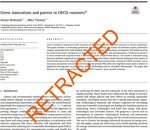 Economist’s Paper Retracted Over Undisclosed Data Manipulation