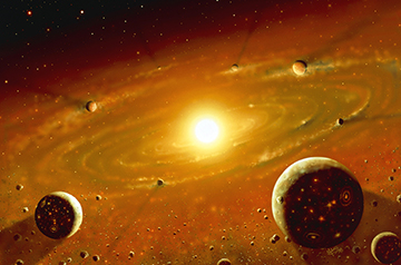 Solar System's Turbulent Youth: Giant Planets' Dance Led to Cosmic Chaos