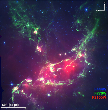 Astronomers Utilize James Webb Space Telescope to Explore Young Stellar Objects in NGC 346 Cluster