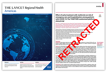 Lancet journal retracts COVID-19 metformin paper nearly 2 years after authors request correction