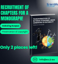 Only 2 places left! Hurry up to submit your manuscript to the collective monograph with Scopus indexing!