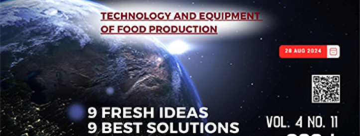 EEJET | Vol. 4 No. 11 (130) (2024) | Technology and Equipment of Food Production