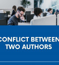 CONFLICT BETWEEN TWO AUTHORS