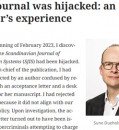 MY JOURNAL WAS HIJACKED: AN EDITOR’S EXPERIENCE