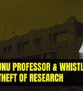 Former JNU Professor theft of research. His efforts for redressal remain unaddressed