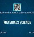 EEJET | Vol. 6 No. 12 (138) (2025) | Materials Science