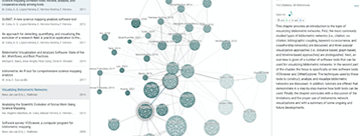 Create an interactive map of the references used