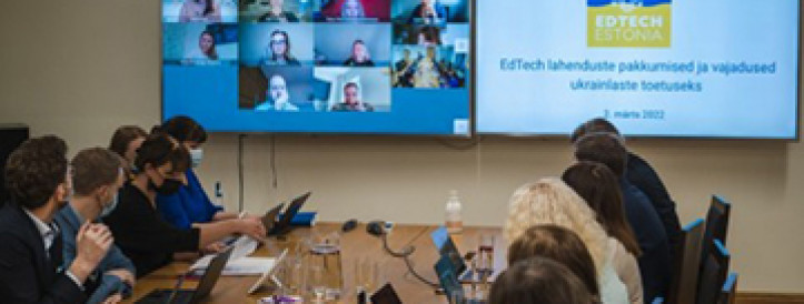 Estonian companies are providing digital education solutions to Ukrainian children free of charge