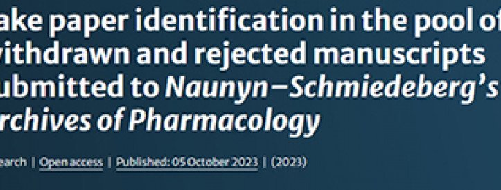 FAKE PAPER IDENTIFICATION IN THE POOL OF WITHDRAWN AND REJECTED MANUSCRIPTS