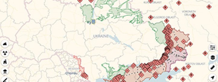 Institute for the Study of War in Ukraine map. Interactive Map of the Ukraine War