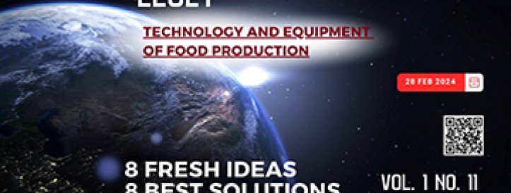 EEJET | Vol. 1 No. 11 (127) (2024) | Technology and Equipment of Food Production