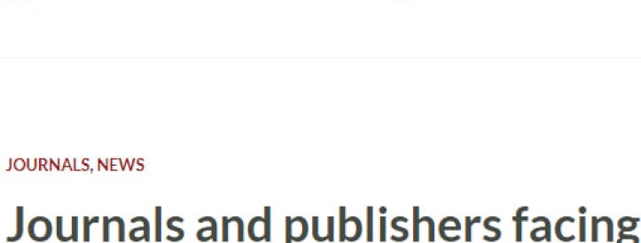 Journals and Publishers Grapple with Fraudulent Websites: A Cautionary Tale