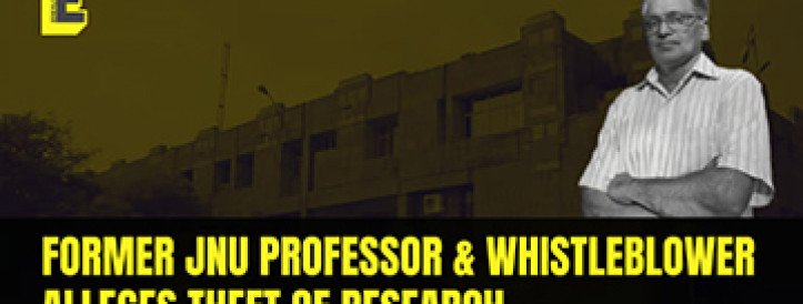 Former JNU Professor theft of research. His efforts for redressal remain unaddressed