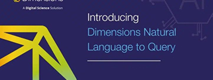 New AI-based natural language feature makes complex searches in Dimensions faster and easier