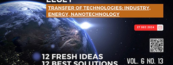EEJET | Vol. 6 No. 13 (132) (2024) | Transfer of technologies: industry, energy, nanotechnology