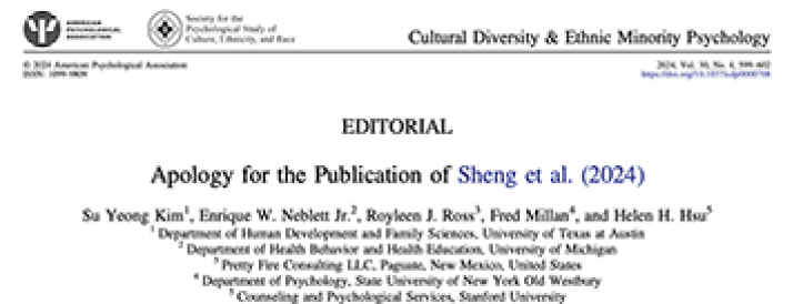 Psychology journal apologizes for paper with ‘biased language’ about Tibet